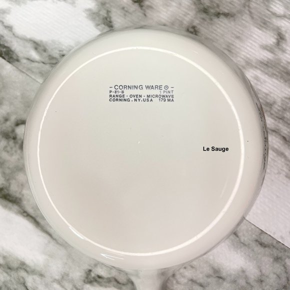 Vtg Set of 2 Corning Ware Spice O' Life Pans P-81-B La Sauge & P-83-B Le Persil - Picture 7 of 15